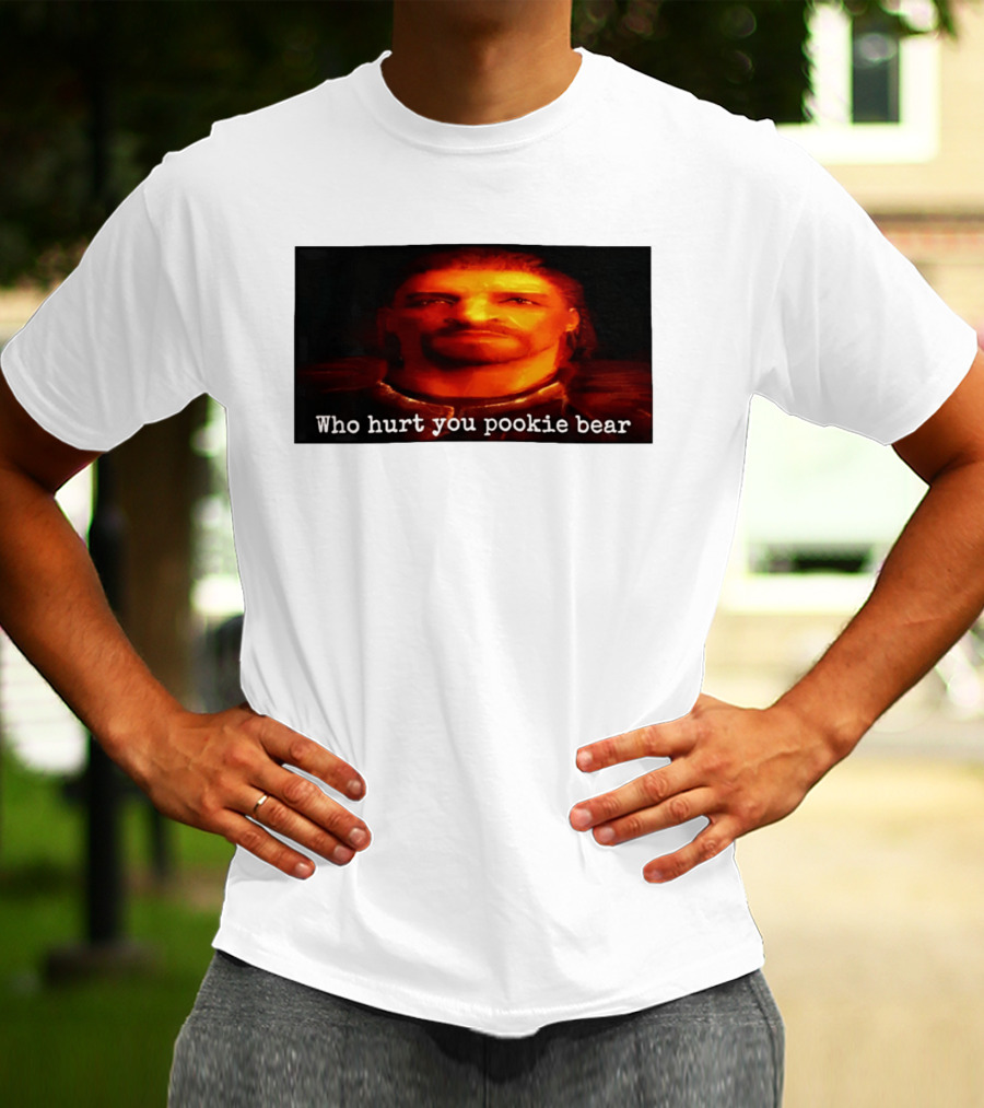 Who Hurt You Pookie Bear Video Game T-Shirt