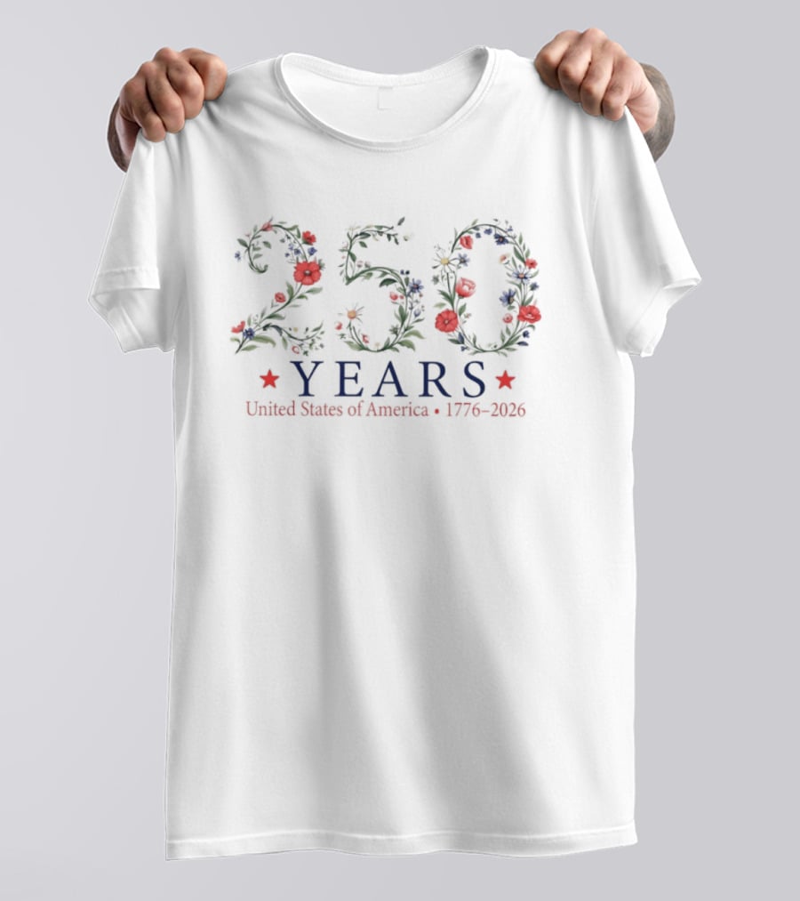 USA 250 Years United States Of America 1776 2026 T-Shirt