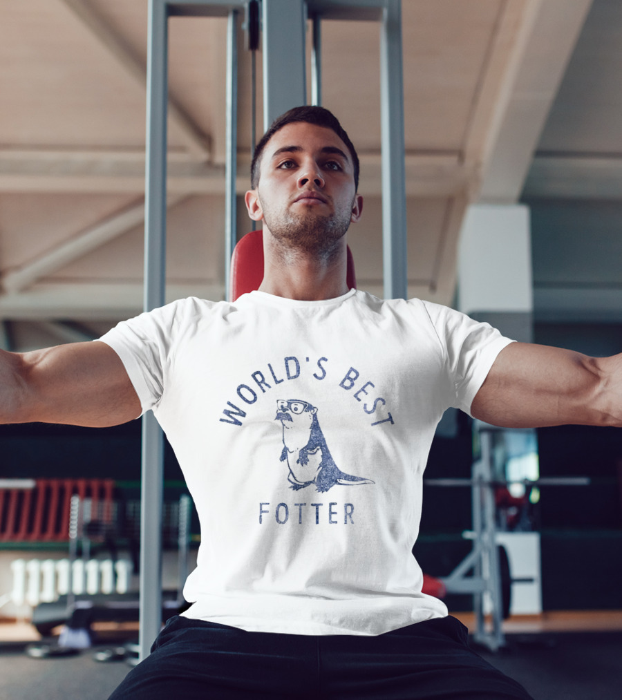 World's Best Fotter Otter Father's Day Fun T-Shirt