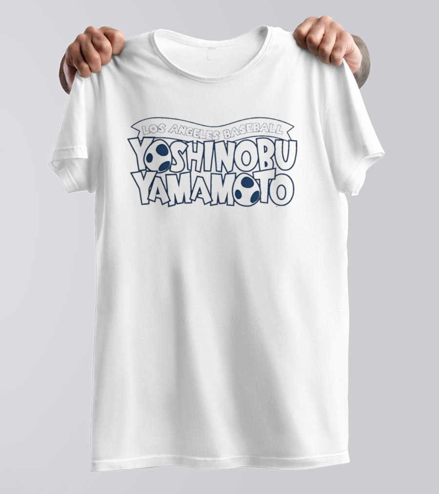 Los Angeles Baseball Yoshinobu Yamamoto Yama World T-Shirt