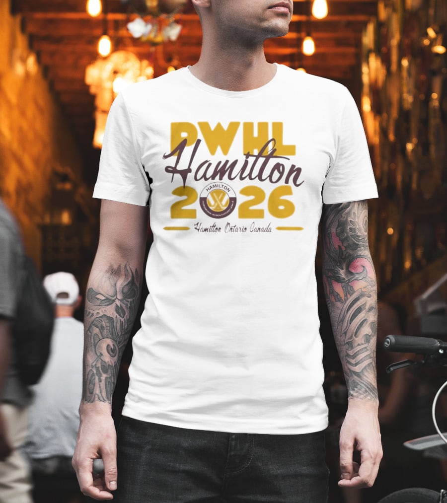 PWHL Hamilton 2026 Ontario Canada Hamilton Pour Enfants Stadium Essentials T-Shirt