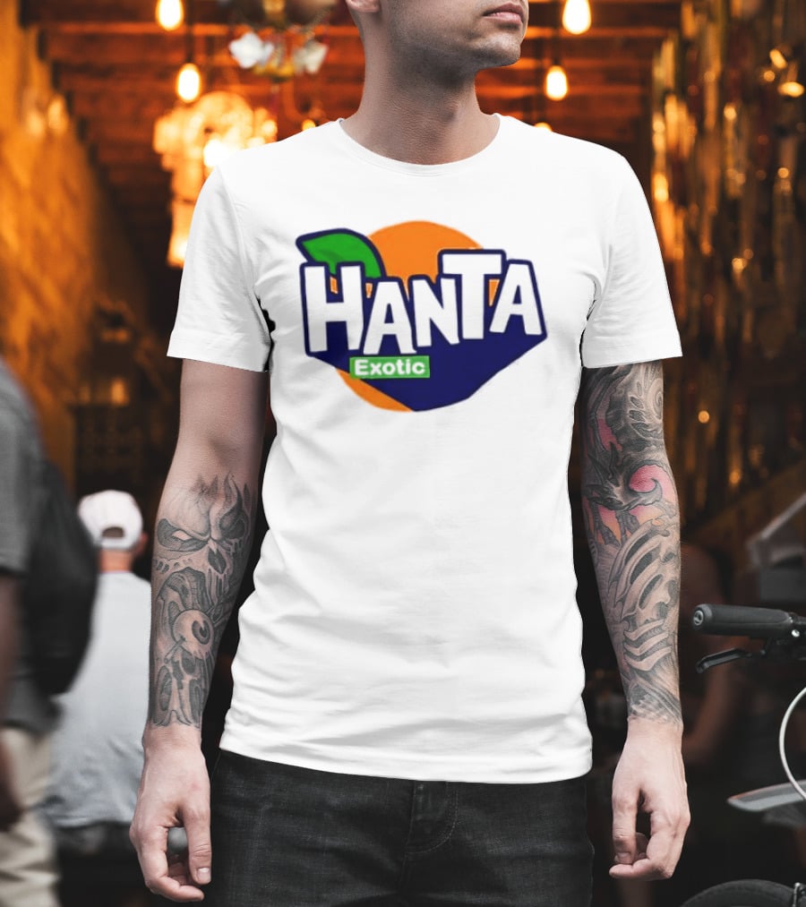 Hanta Exotic Fanta Leaf Orange T-Shirt