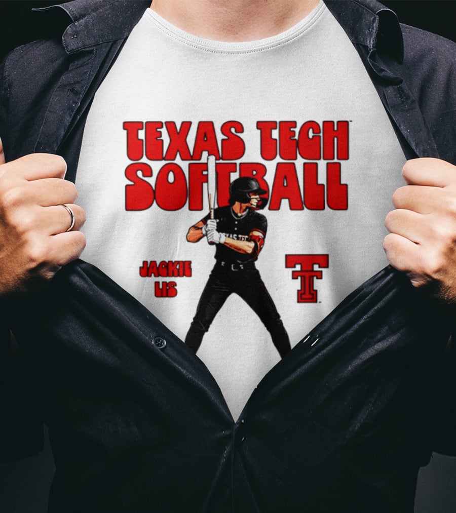 Texas Tech Red Raiders Jackie Lis Softball Player T-Shirt
