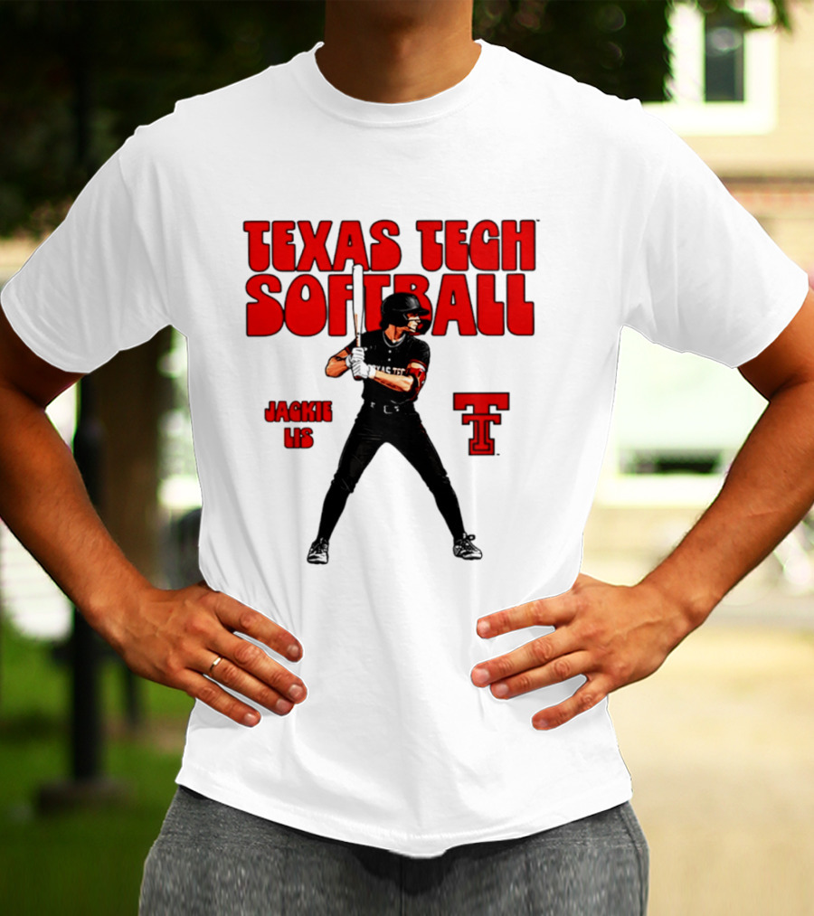 Texas Tech Red Raiders Jackie Lis Softball Player T-Shirt