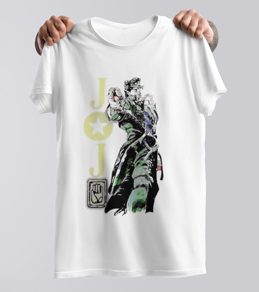Jojo Jotaro Kujo Star Emblem Anime T-Shirt