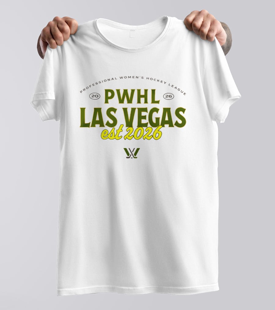 Professional Women's Hockey League Las Vegas 2026 Centennial T-Shirt
