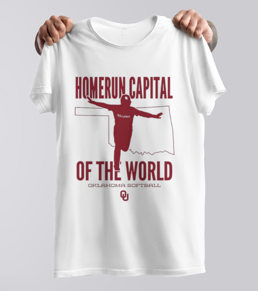 Oklahoma Softball Homerun Capital Of The World T-Shirt