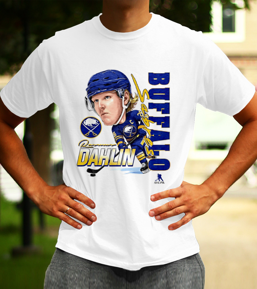 Rasmus Dahlin Captain Buffalo Sabres NHLPA Caricature T-Shirt