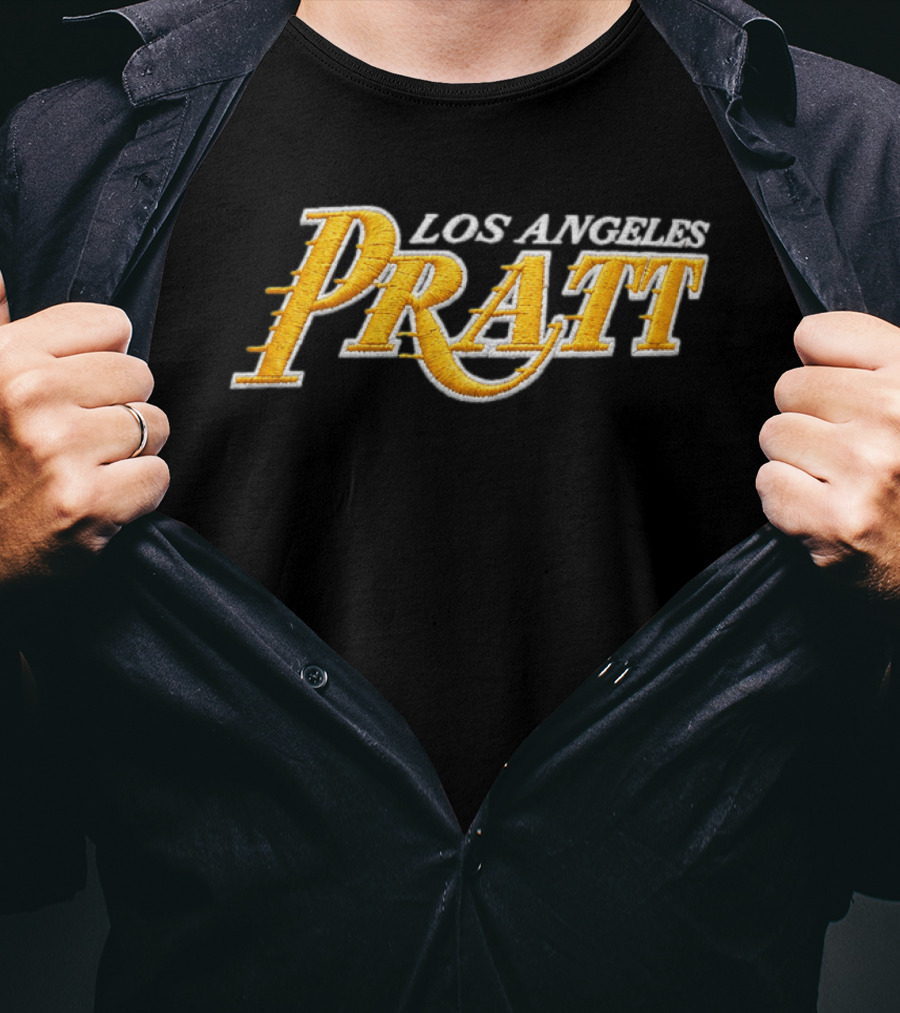 Los Angeles Pratt 2026 Embroidered Yellow T-Shirt