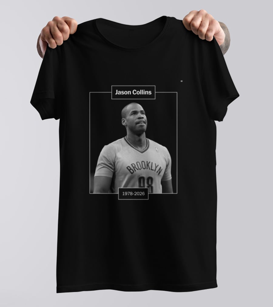 Jason Collins 1978 2026 Brooklyn Basketball T-Shirt