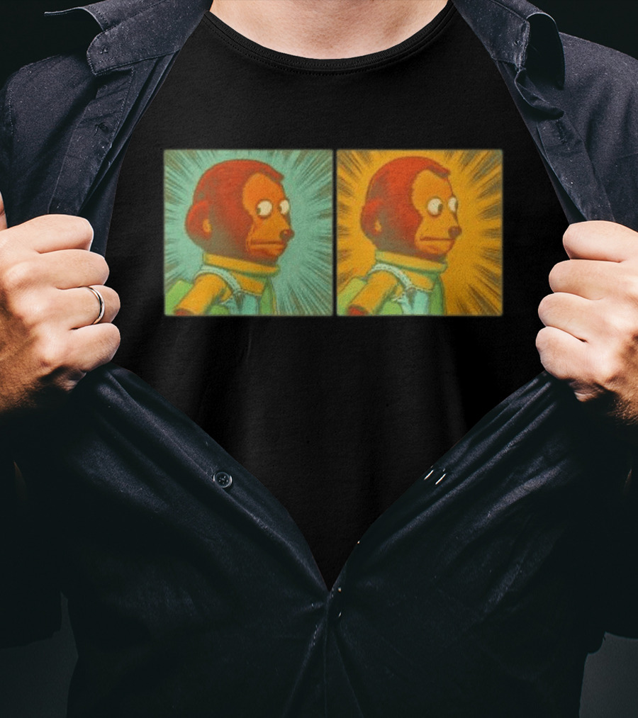 Awkward Look Monkey Puppet Meme Garment Dyed T-Shirt