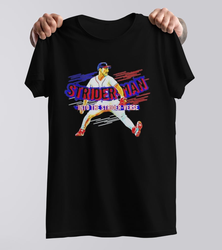 Atlanta Braves Strider Man Into The Strider Verse T-Shirt