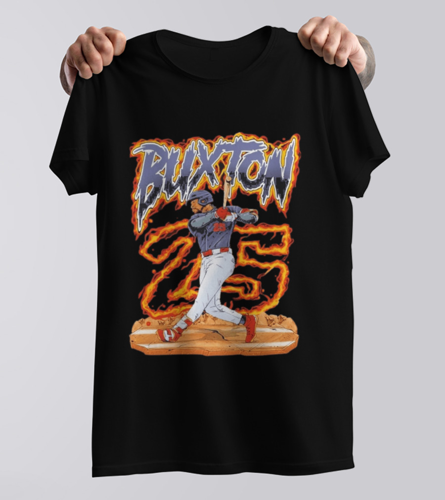 Buxton 25 Blazing Baseball Slugger T-Shirt