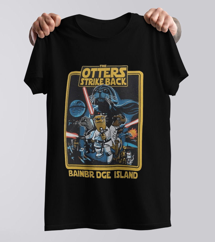 The Otters Strike Back Bainbridge Island Star Wars T-Shirt