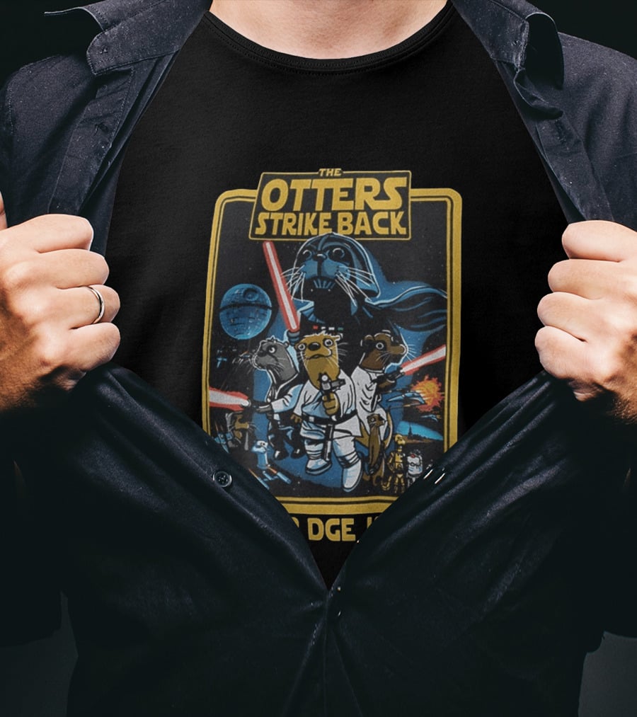 The Otters Strike Back Bainbridge Island Star Wars T-Shirt