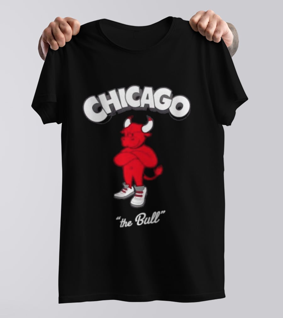 Chicago Bulls Toon Bull NBA Cartoon T-Shirt