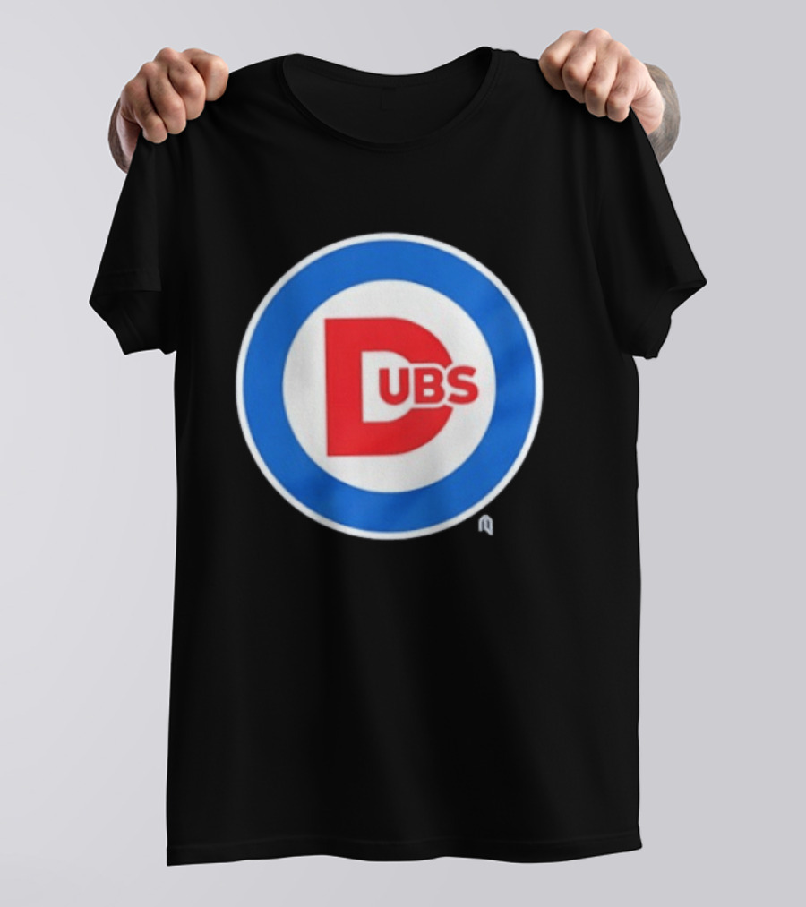 Chicago Dubs Cubs Logo Mashup Circle T-Shirt