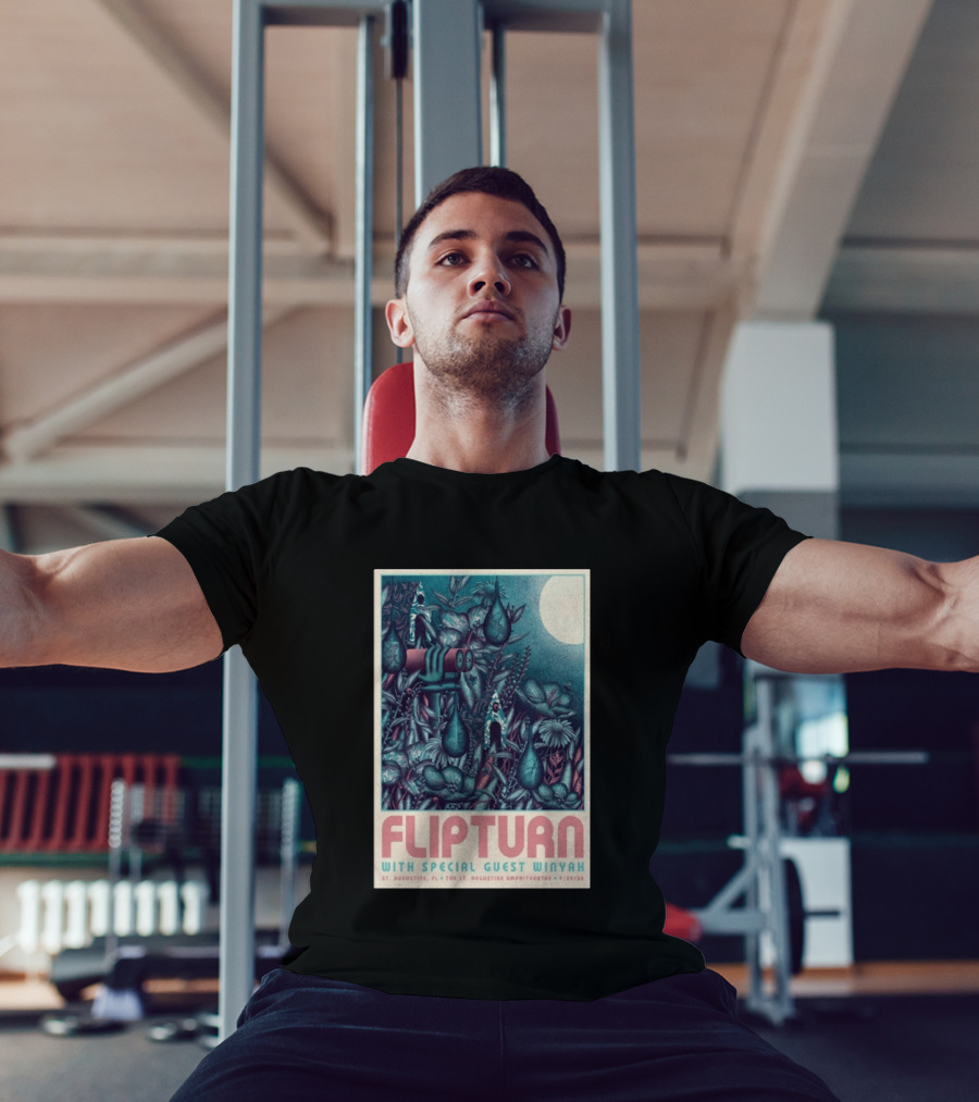 FLIPTURN With Special Guest Winyah St. Augustine Ampitheatre 9/25/26 T-Shirt