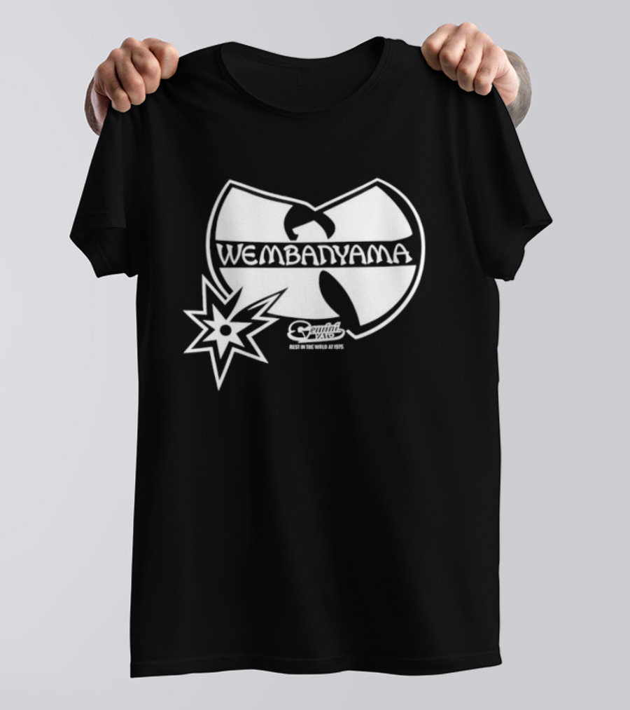 Victor Wembanyama Wu Tang San Antonio Spurs Cactus Basketball 1975 T-Shirt