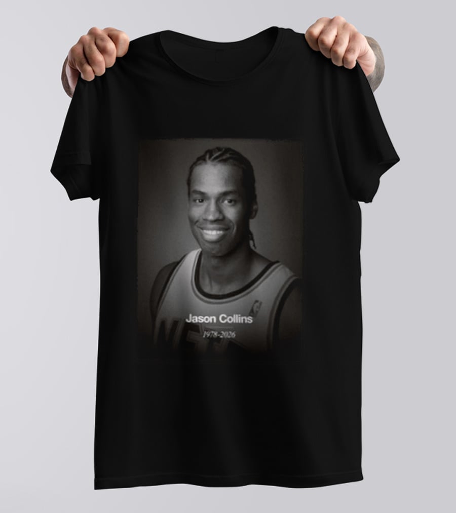 Jason Collins 1978 2026 Nets Basketball Player T-Shirt