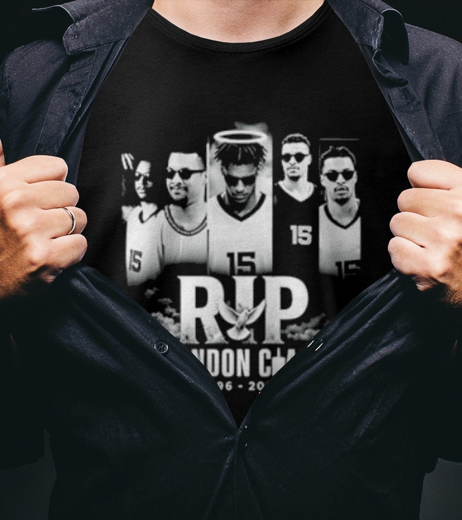 RIP Brandon Clarke 1996 2026 Commemorative Basketball T-Shirt