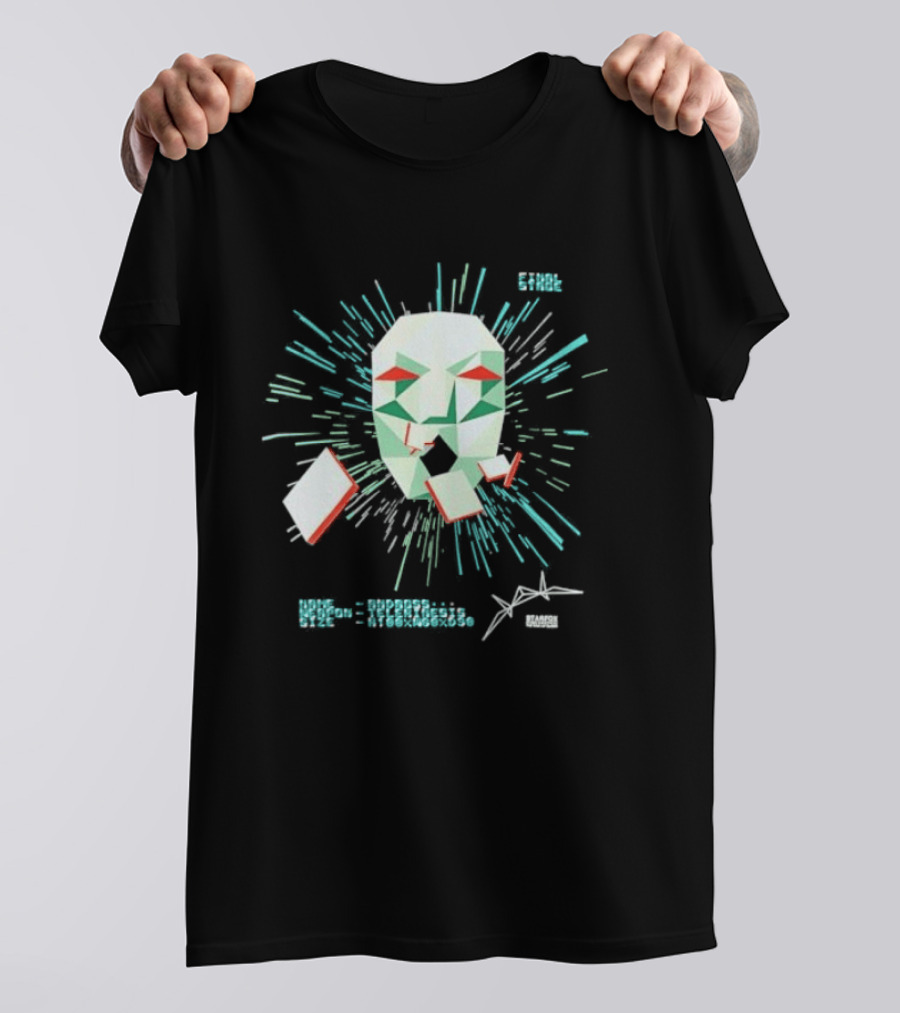 Andross Star Fox Final Stage 64 3D Boss Battle Polygonal Villain Mask T-Shirt