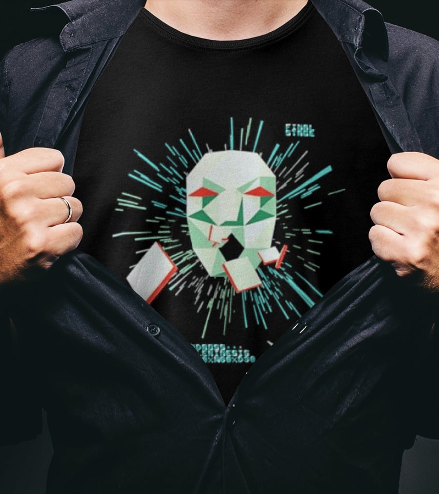 Andross Star Fox Final Stage 64 3D Boss Battle Polygonal Villain Mask T-Shirt