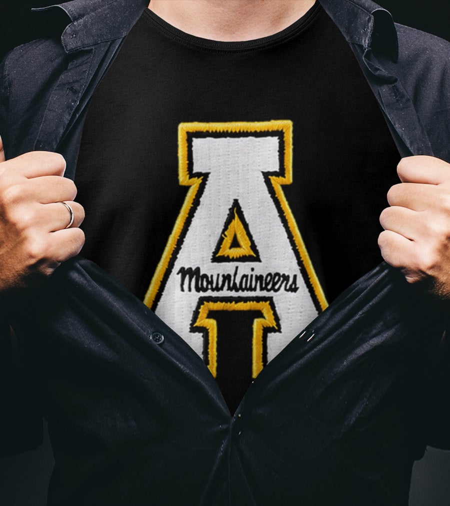 App State Mountaineers Trucker Hat Embroidered Patch 2026 Corduroy T-Shirt