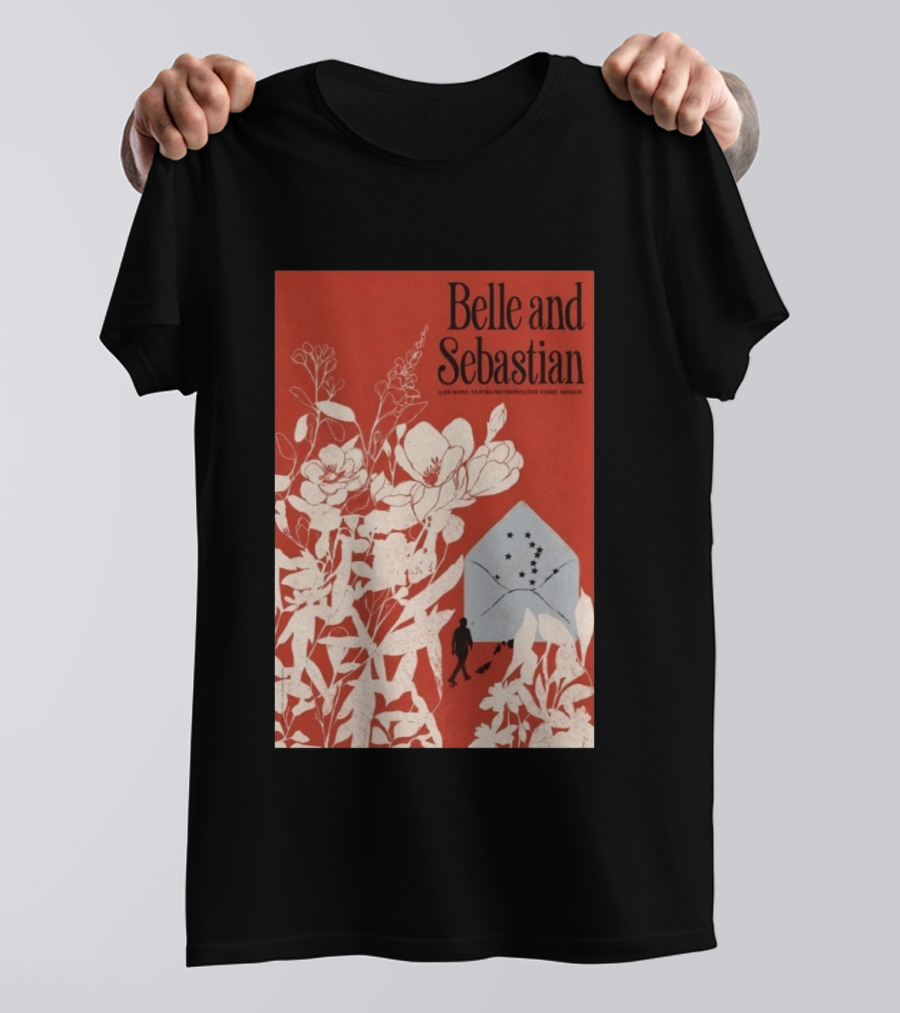 Belle And Sebastian 13 De Mayo Teatro Metropólitan CDMX Mexico Floral T-Shirt