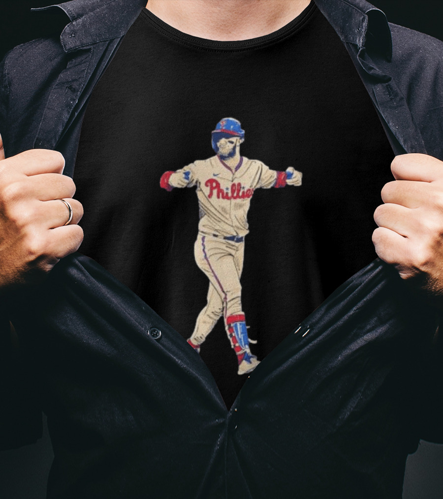 Bryson Stott Philadelphia Phillies Baseball Celebration Grand Slam Victory T-Shirt