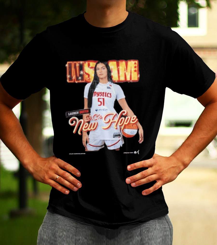 SLAM 262 Washington Mystics Lauren Betts DC's New Hope T-Shirt