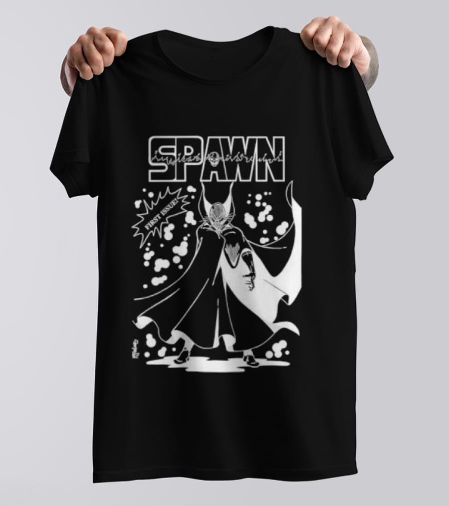 Spawn First Issue Comic Artwork Cover Retro 90s T-Shirt