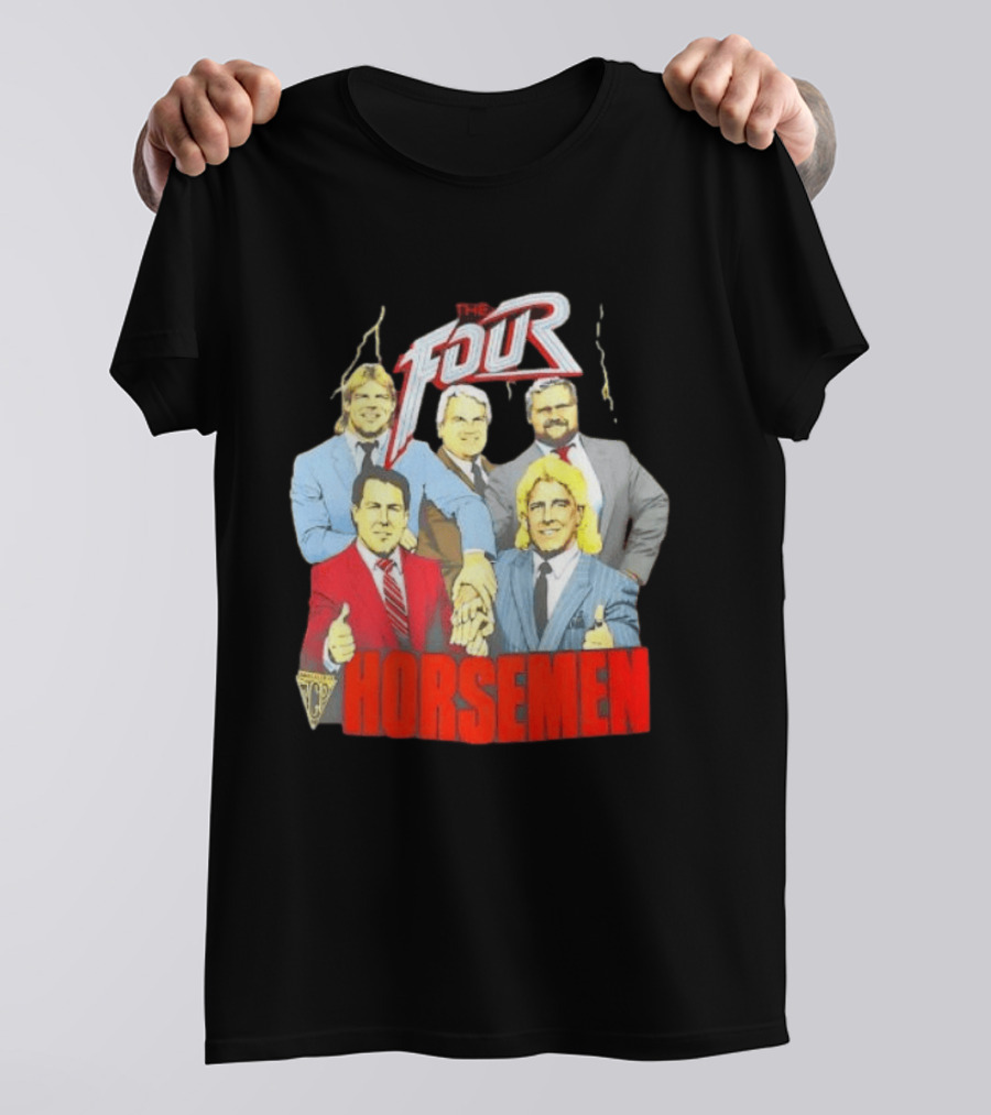 The Four Horsemen Jim Crockett Promotions Stylin Collection T-Shirt