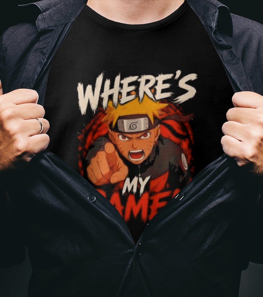 Where's My Ramen Naruto T-Shirt