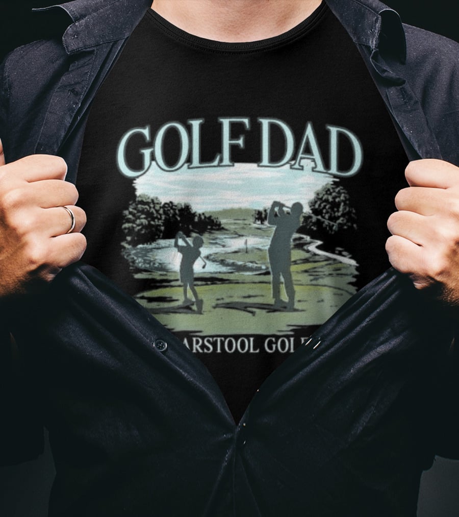 Golf Dad Barstool Golf Father's Day Course T-Shirt