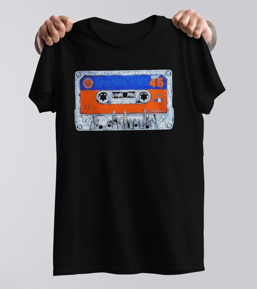Knickstape New York Knicks EST 46 Cassette MSG Skyline T-Shirt
