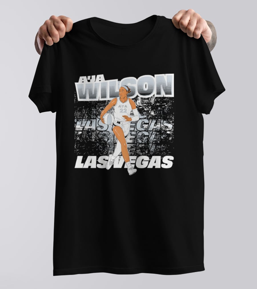 A'ja Wilson 22 Las Vegas Basketball Star T-Shirt