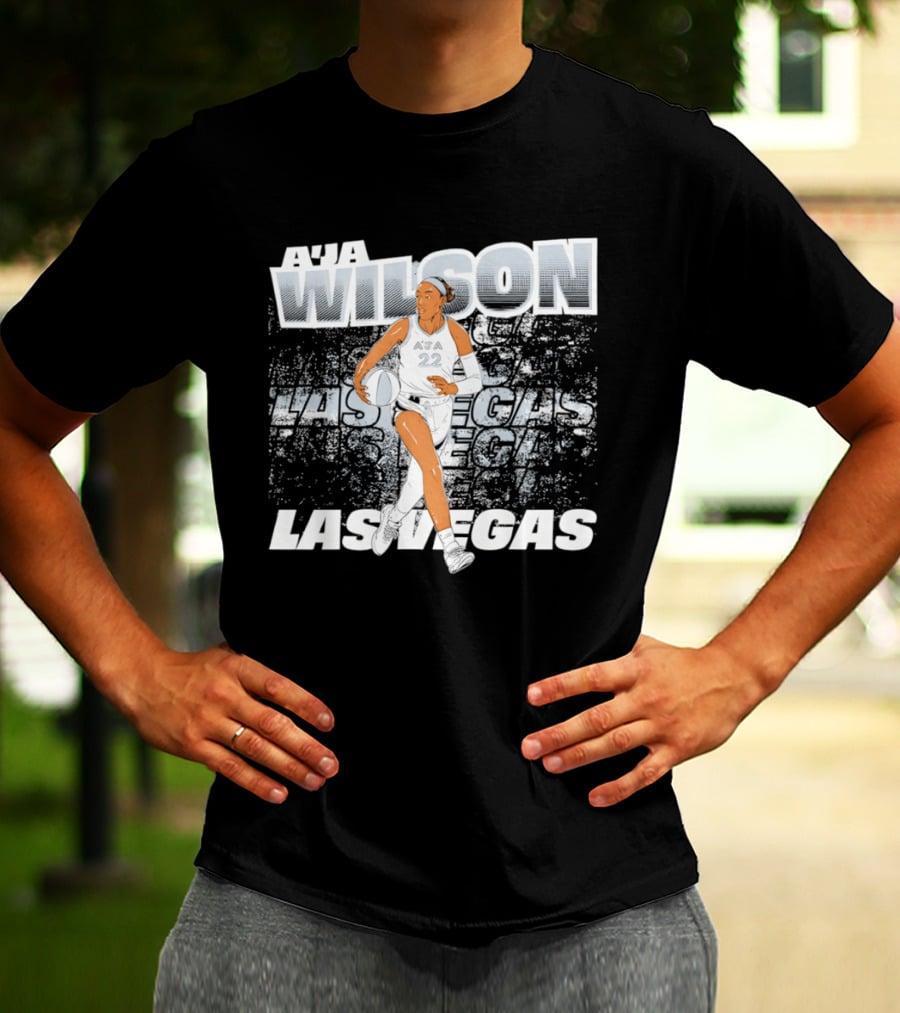 A'ja Wilson 22 Las Vegas Basketball Star T-Shirt