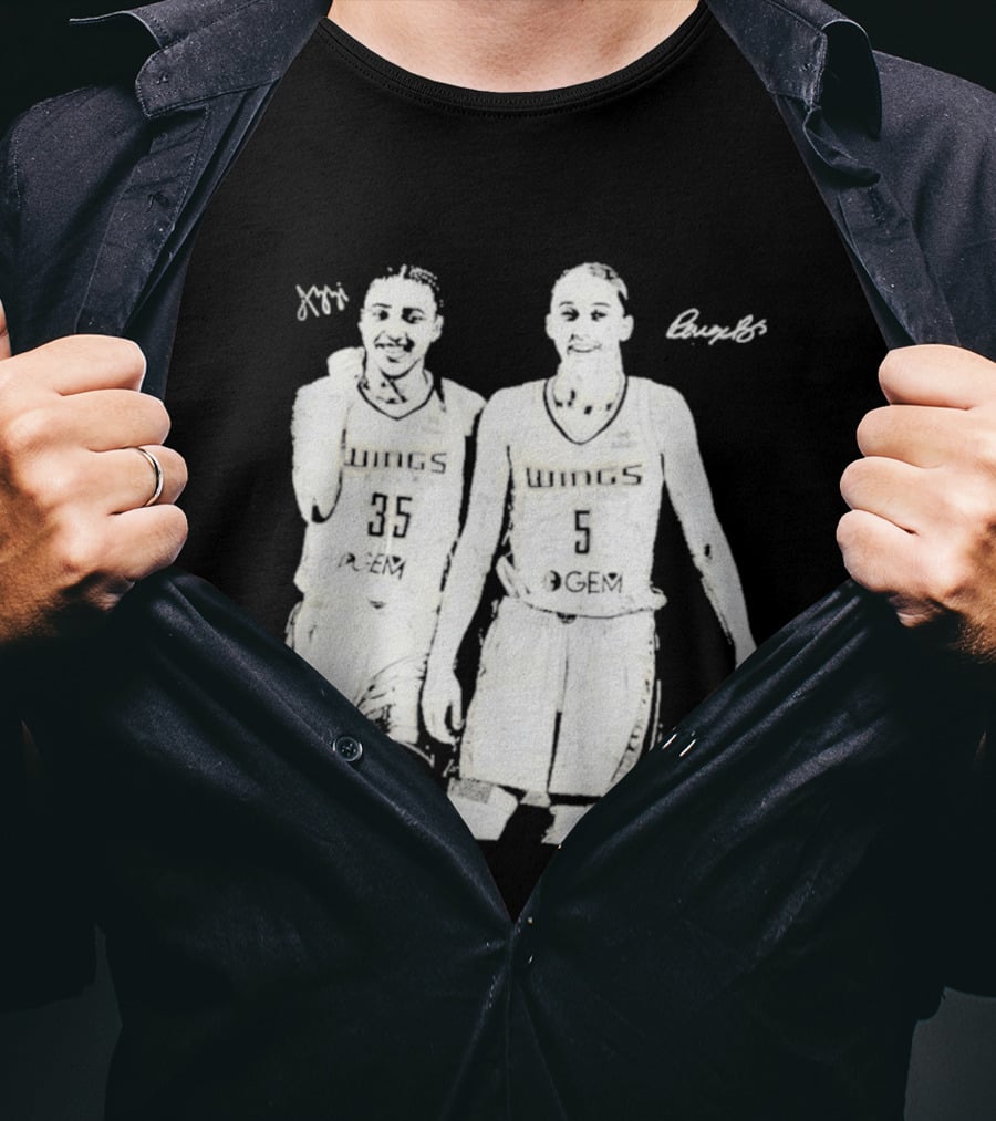 Azzi Fudd Paige Bueckers Basketball Number 35 5 WNBA T-Shirt