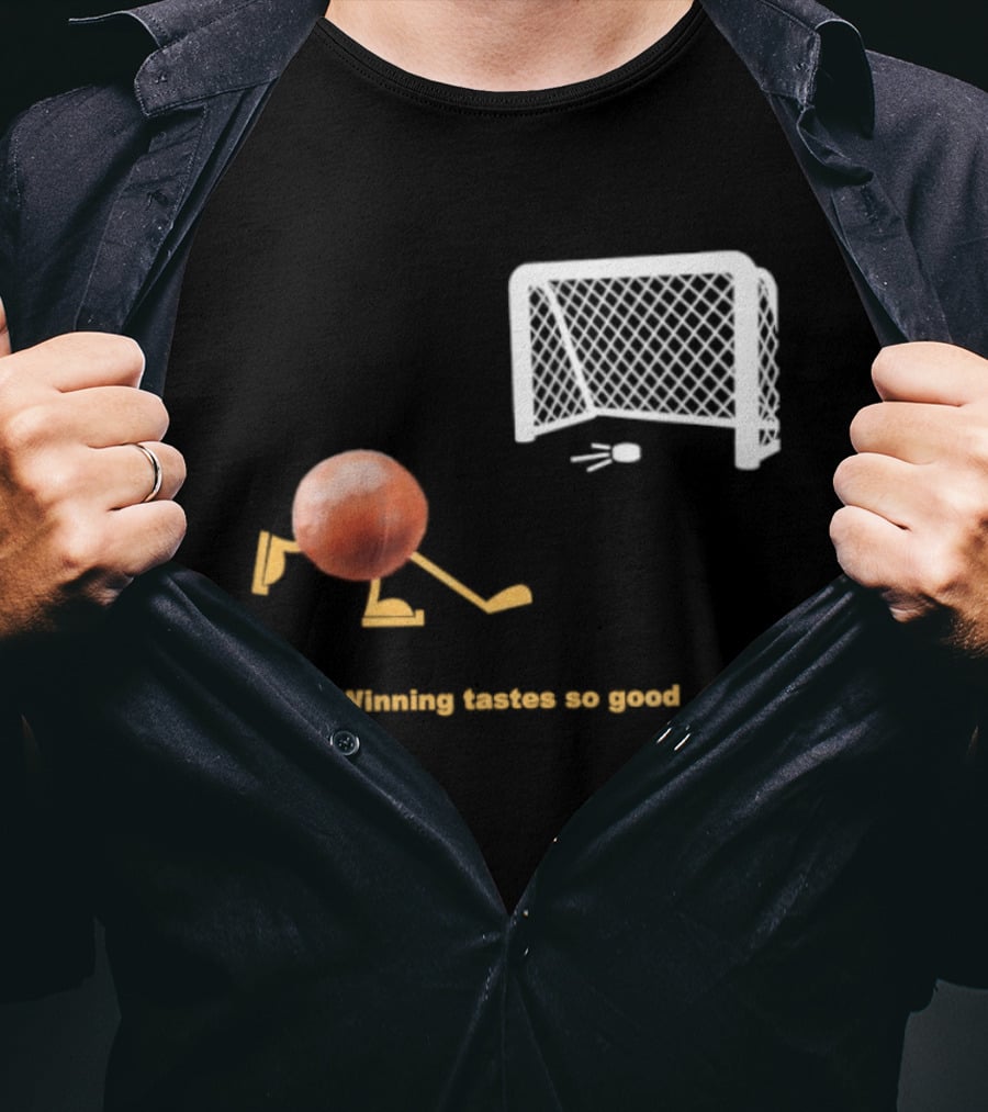 Buffalo Sabres Winning Tastes So Good Hockey Game Humor T-Shirt