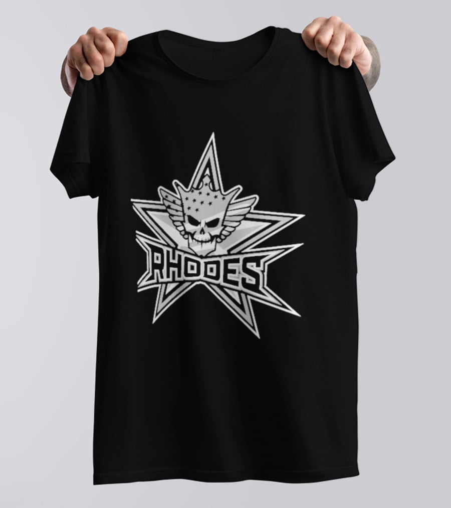 Rhodes Skull Crown Star Crest T-Shirt