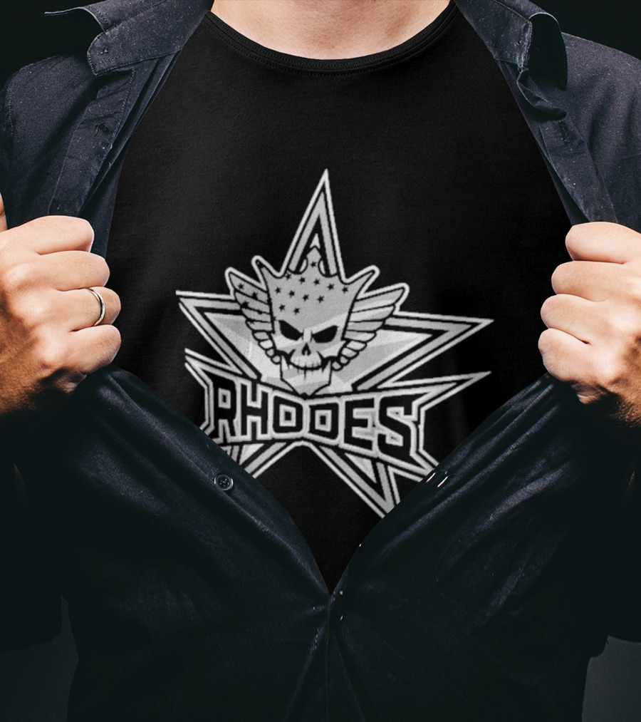 Rhodes Skull Crown Star Crest T-Shirt