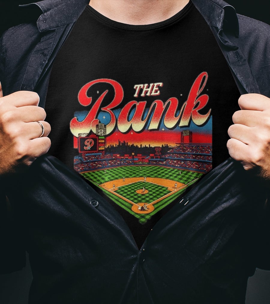 Philadelphia Phillies The Bank Stadium Vintage Baseball T-Shirt