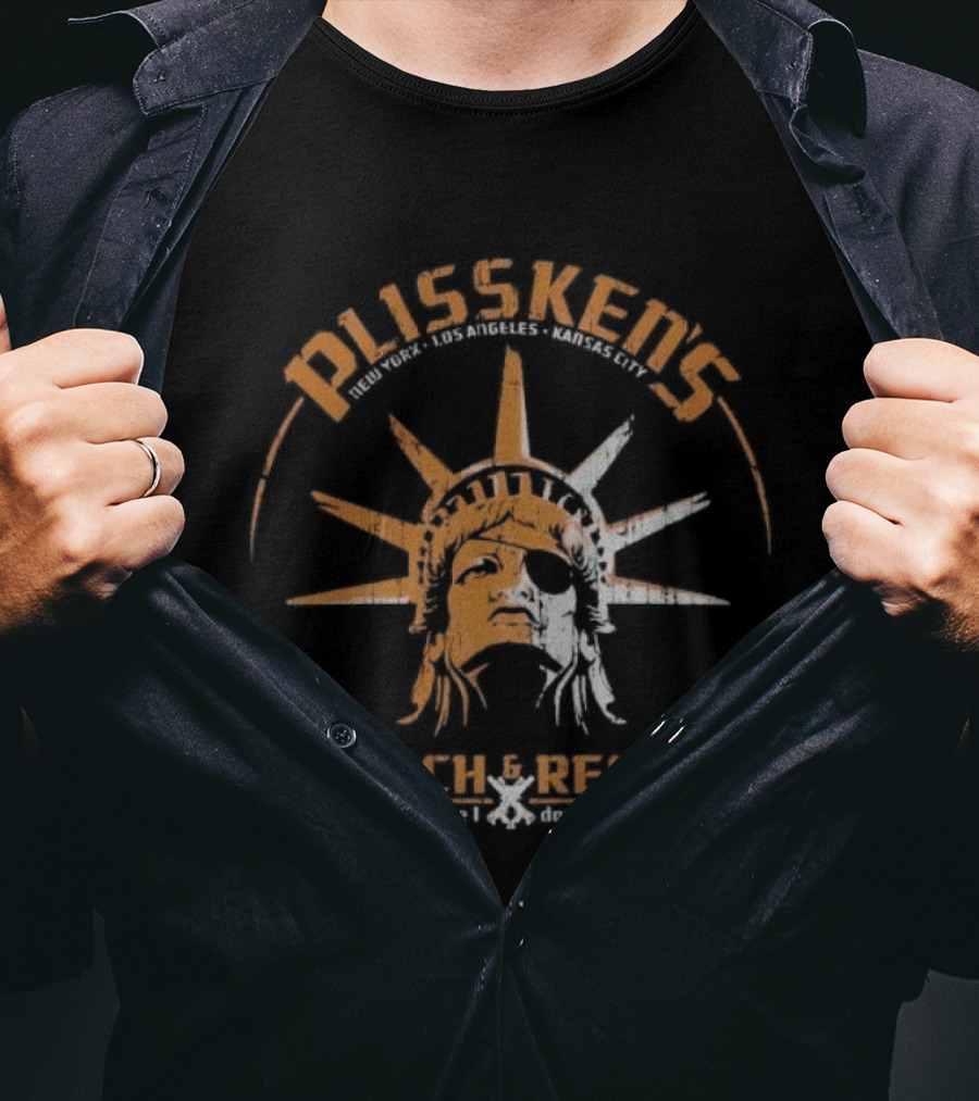 Plissken's Search And Rescue Liberty Head You Better Hope I Don't Make It Back T-Shirt
