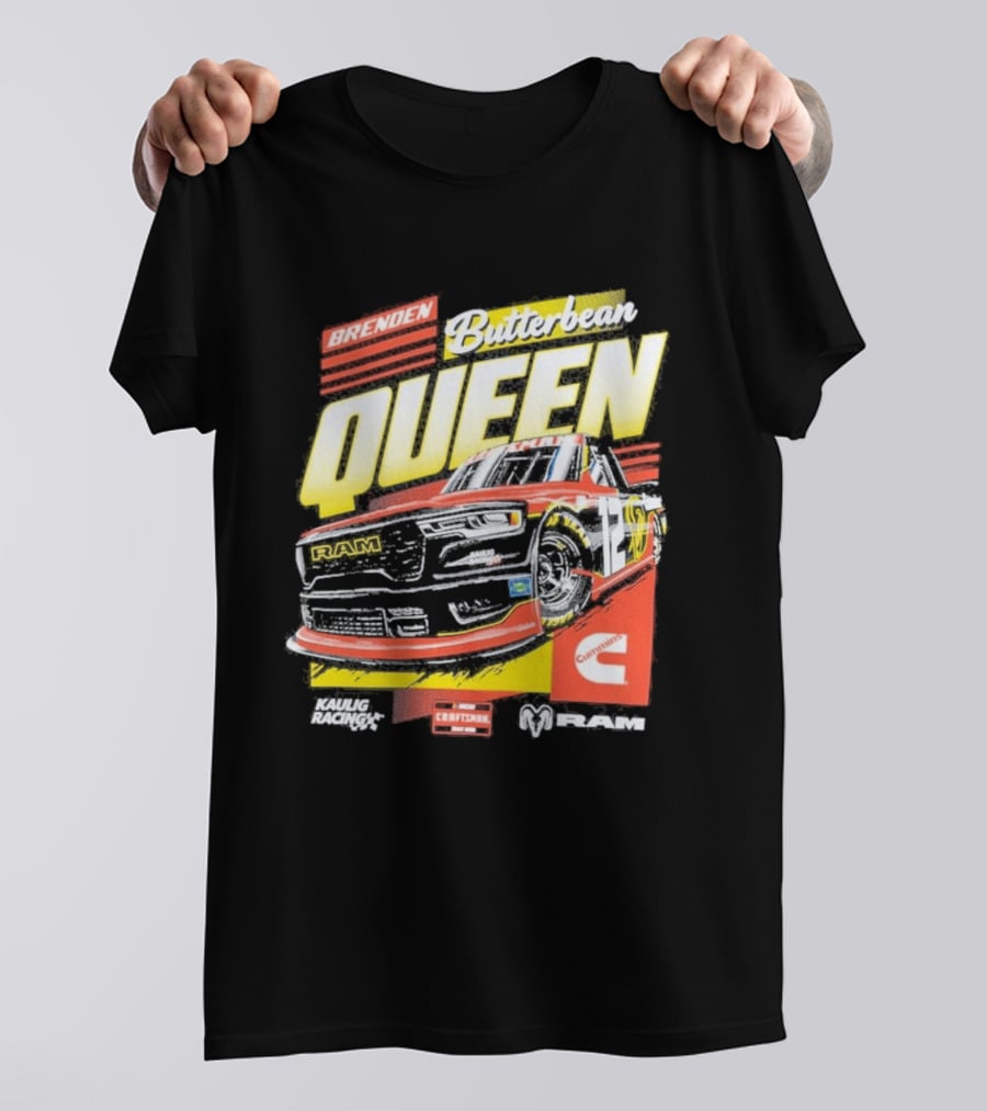 Brenden Butterbean Queen Kaulig Racing Cummins Cottonelle NASCAR Car T-Shirt