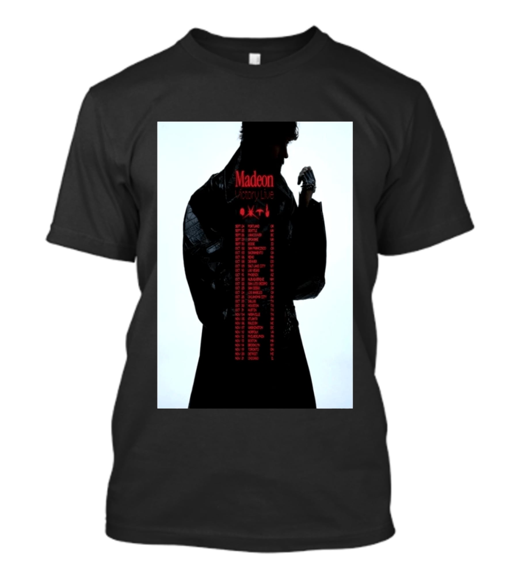 Madeon Victory Live Tour 2026 Portland To Chicago Dates T-Shirt