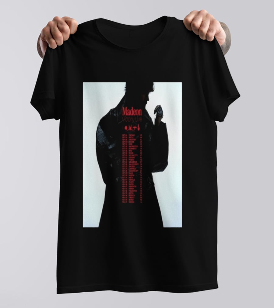 Madeon Victory Live Tour 2026 Portland To Chicago Dates T-Shirt