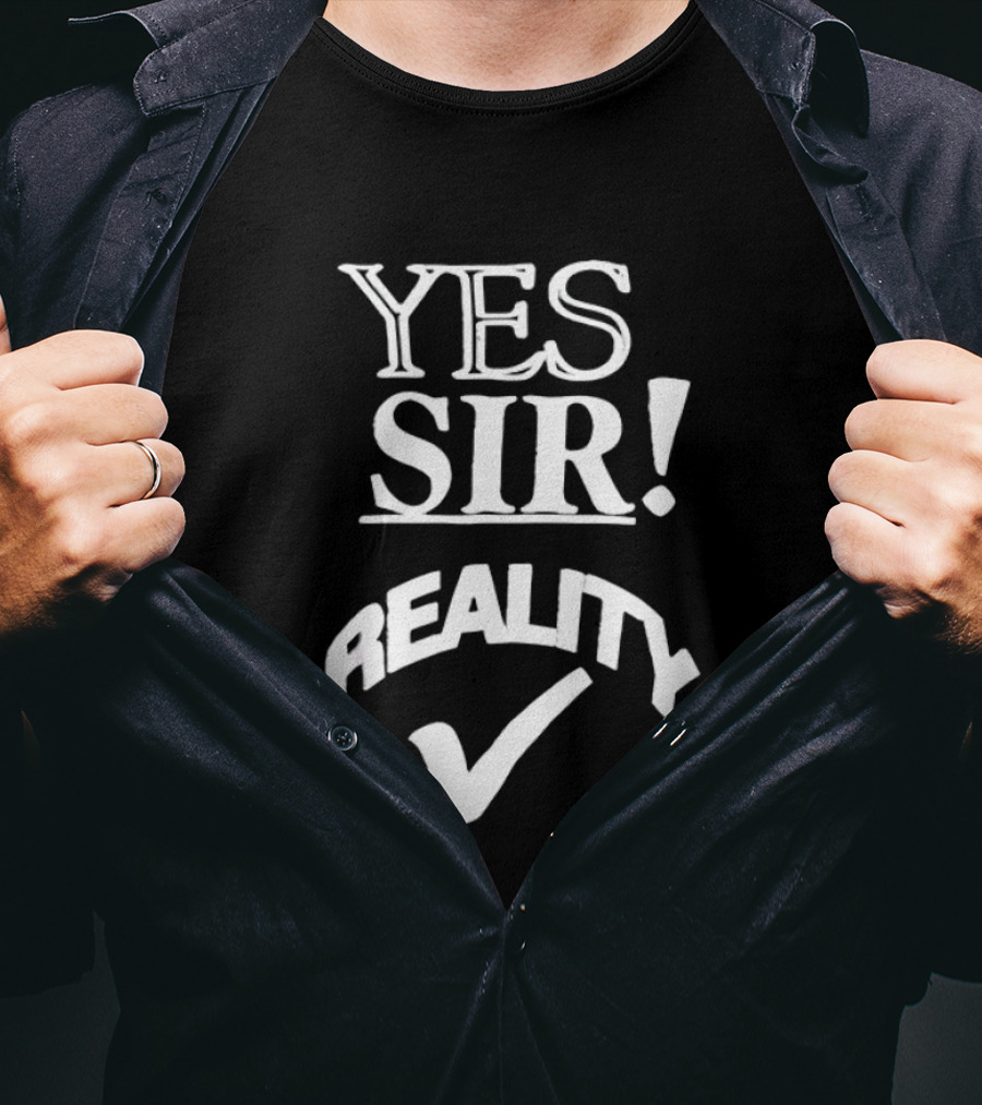 Yes Sir Reality Roddy Piper Checkmark T-Shirt