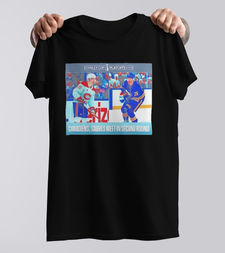 Stanley Cup Playoffs 2026 Canadiens Sabres Meet In Second Round T-Shirt