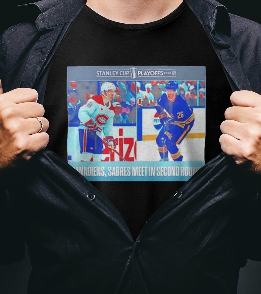 Stanley Cup Playoffs 2026 Canadiens Sabres Meet In Second Round T-Shirt